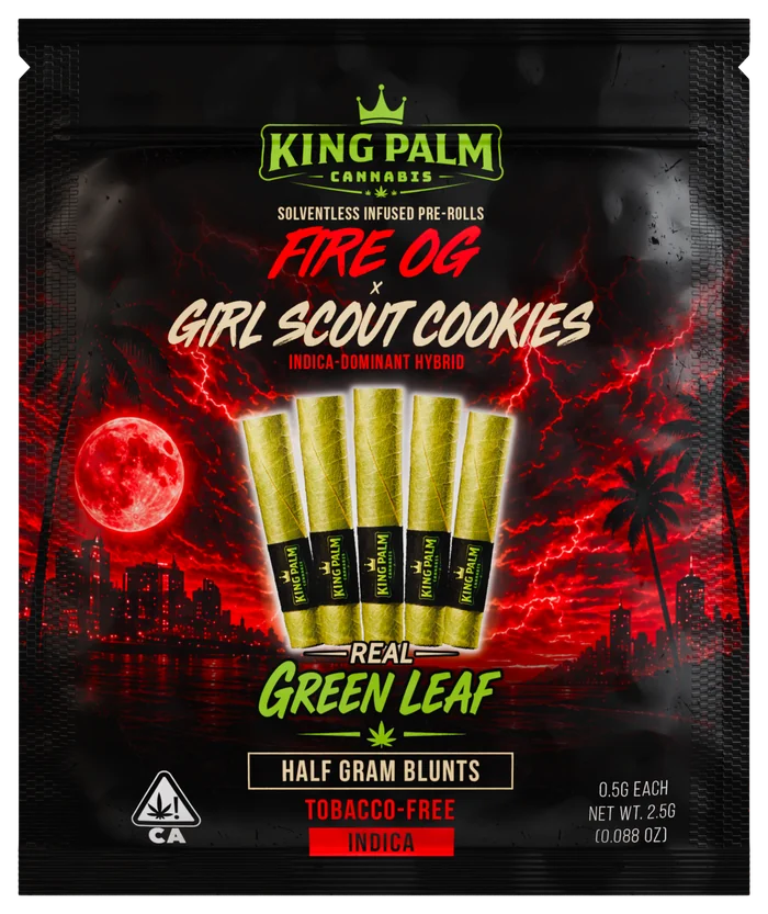 Fire OG five pack of half gram blunts