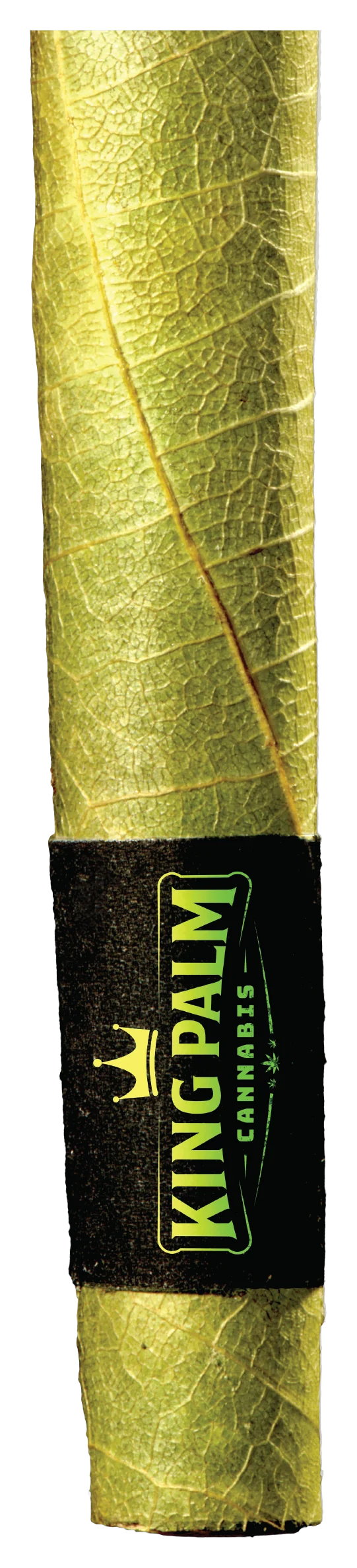 Close view of the palm leaf wrap, showing the natural leaf grain and centre vein